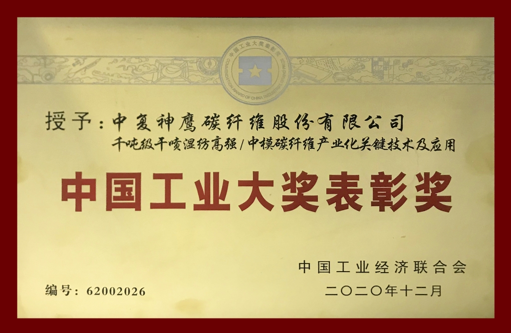 中國(guó)工業(yè)大獎(jiǎng)表彰獎(jiǎng)